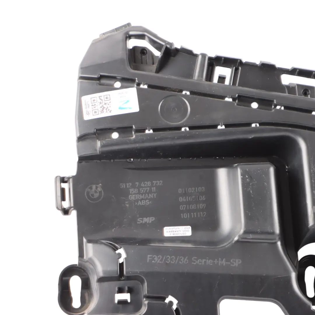 BMW F32 F33 F36 Gran Coupé Frontstoßstange Führungs Halterung Rechts - SKU 7428732 - Teilenummer 7428732