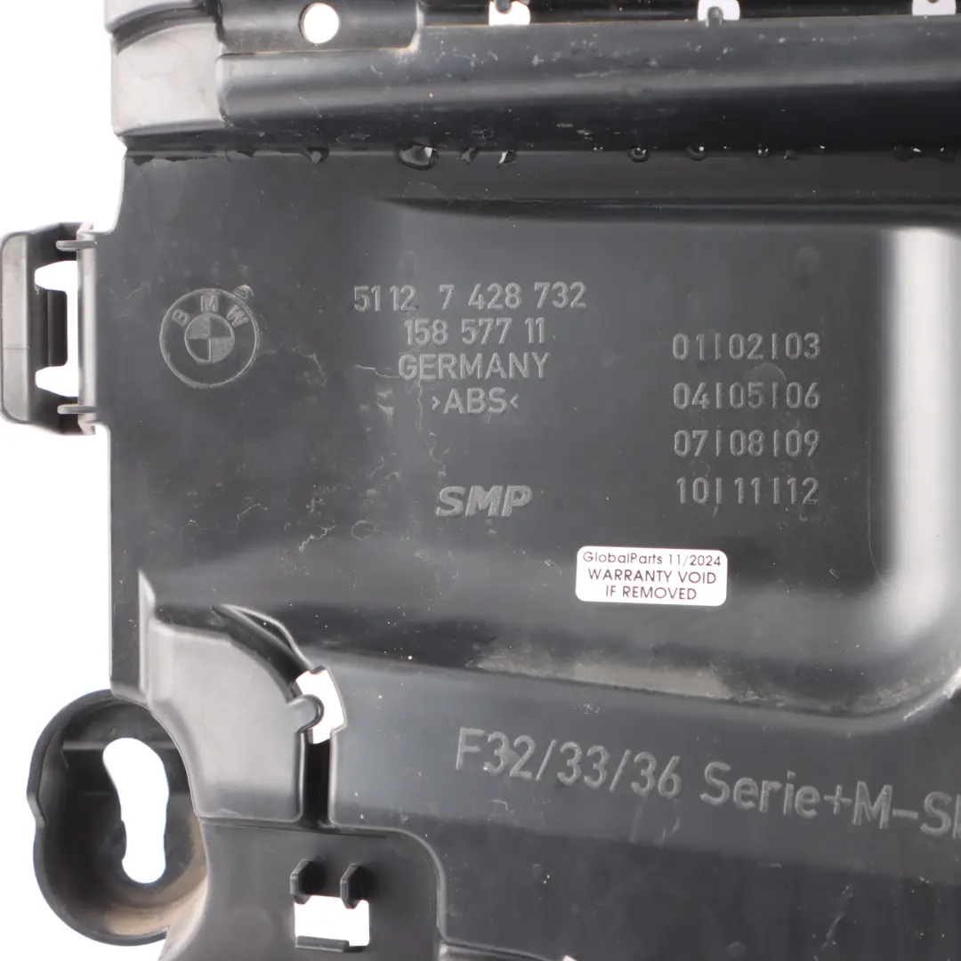 BMW F32 F33 F36 Gran Coupé Soporte Guía Parachoques Delantero Derecho - SKU 7428732 - Número de pieza 7428732