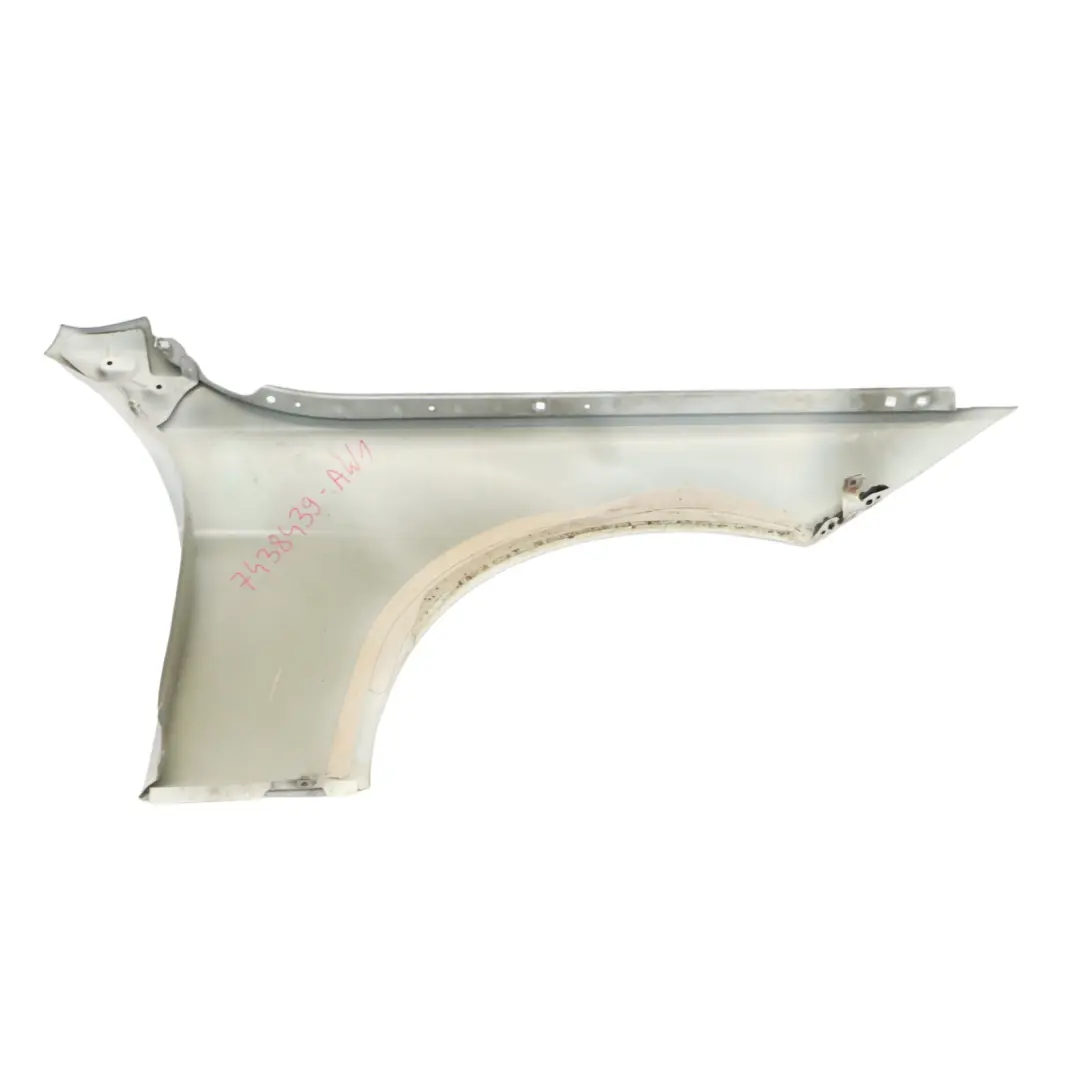 BMW F30 Side Wing Panel Fender F31 Front Left N/S Alpinweiss Alpine White - 300 - SKU 7438439-AW1 - Part number 7438439