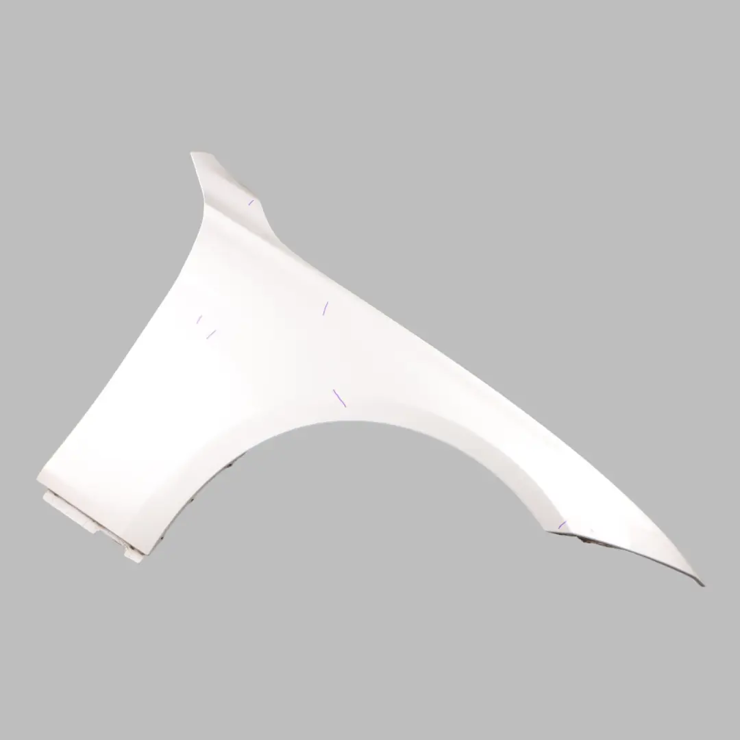Front Wing Panel BMW F30 F31 Fender Right Side O/S Alpinweiss White - 300 to with Part number 7438440 Front Wing Panel BMW F30 F31 Fender Right Side O/S Alpinweiss White - 300 - SKU 7438440-AW1 - Part number 7438440