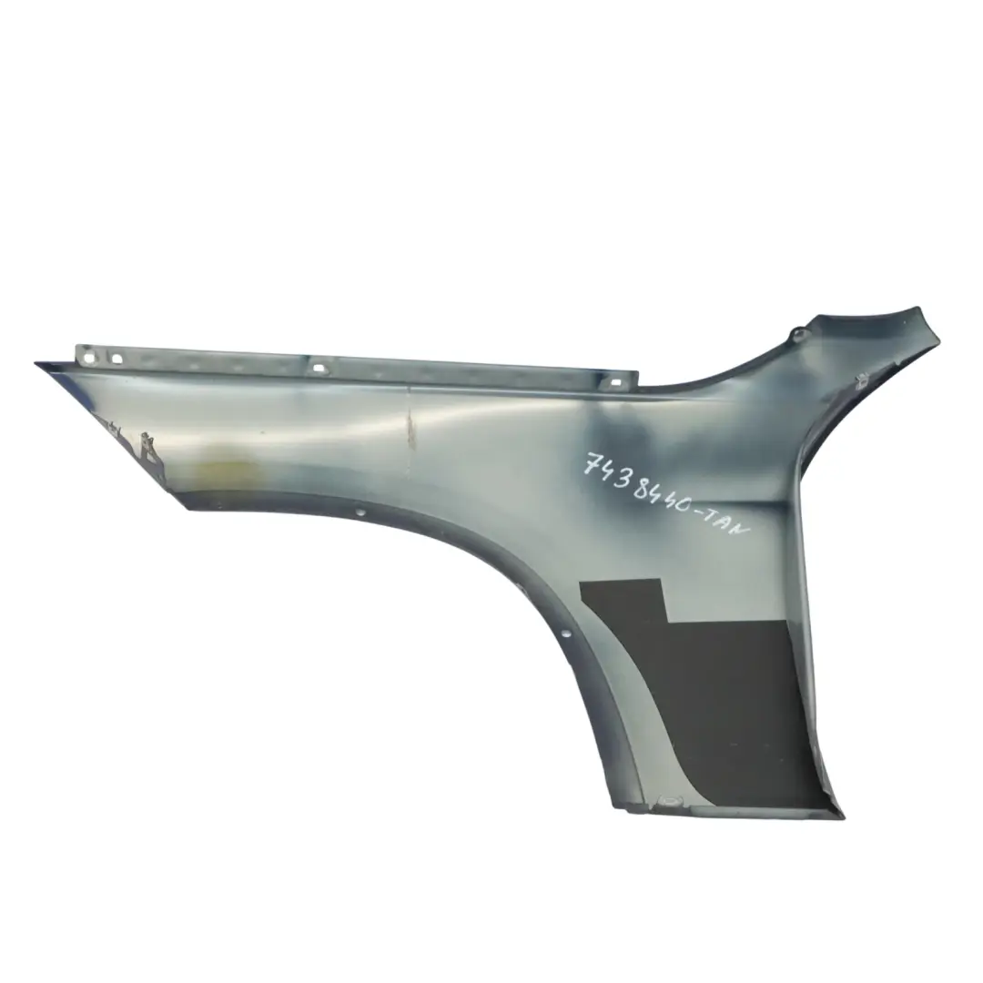 Side Wing Panel Fender Front Right O/S Tanzanite Blue Metallic - X10 to BMW F30 F31 with Part number 7438440 BMW F30 F31 Side Wing Panel Fender Front Right O/S Tanzanite Blue Metallic - X10 - SKU 7438440-TAN - Part number 7438440