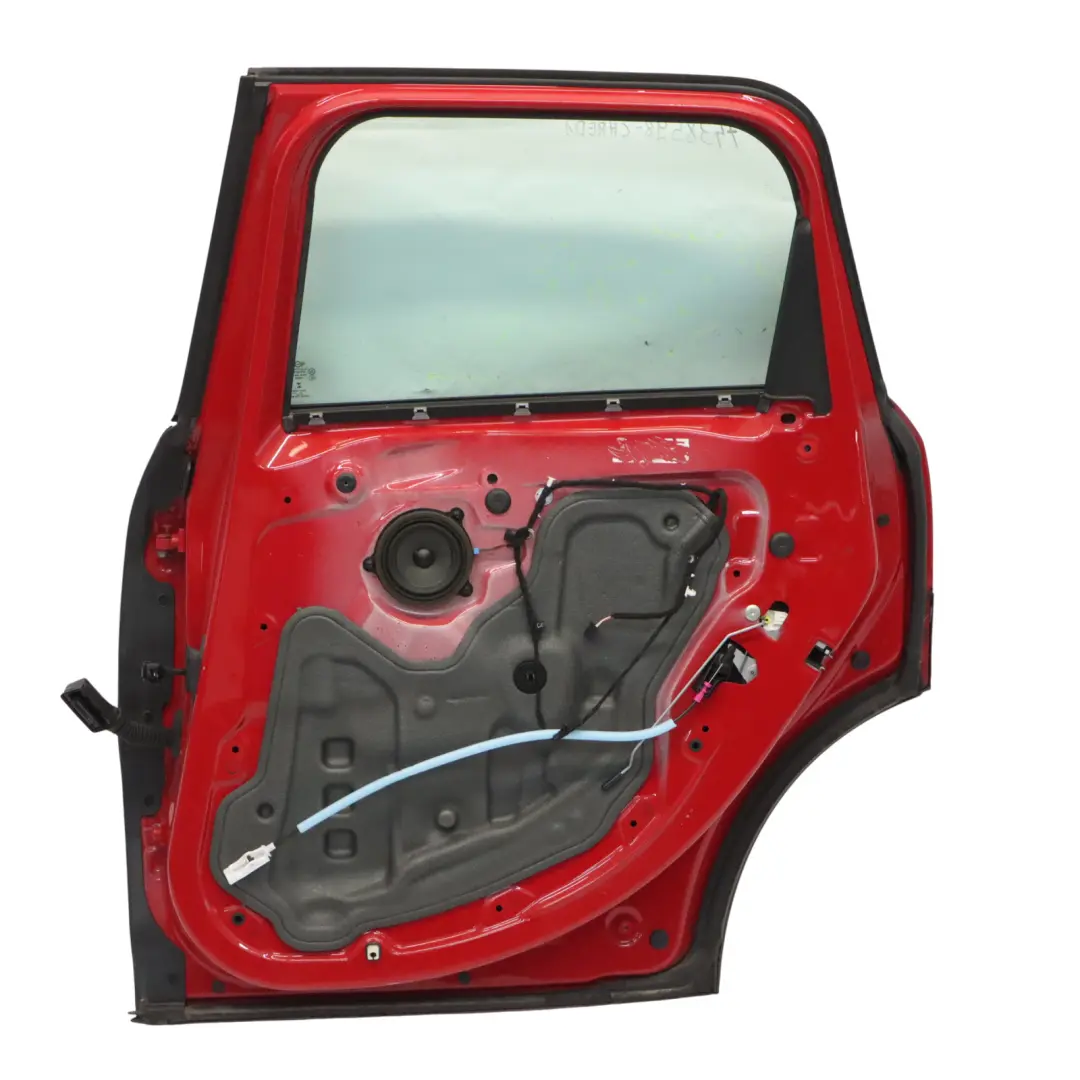 Door Mini F60 Countryman Right O/S Chili Red - 851 to Rear with Part number 7438598 Rear Door Mini F60 Countryman Right O/S Chili Red - 851 - SKU 7438598-CHRED1 - Part number 7438598
