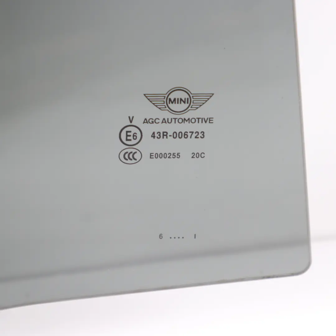 Window Side Glass Rear Door Right O/S Tinted Glazing to Mini F55 with Part number 7461594 Mini F55 Window Side Glass Rear Door Right O/S Tinted Glazing - SKU 7461594 - Part number 7461594