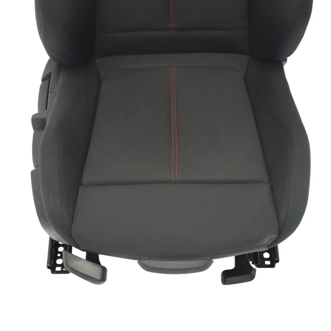 BMW F21 LCI Front Seat Sport Right O/S Interior Cloth Fabric Anthracite Red - SKU 7475402-1 - Part number 7475402