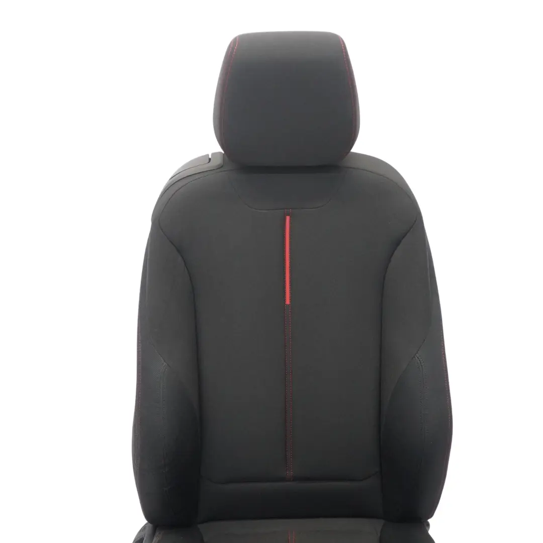 BMW F21 LCI Front Seat Sport Right O/S Interior Cloth Fabric Anthracite Red - SKU 7475402-1 - Part number 7475402