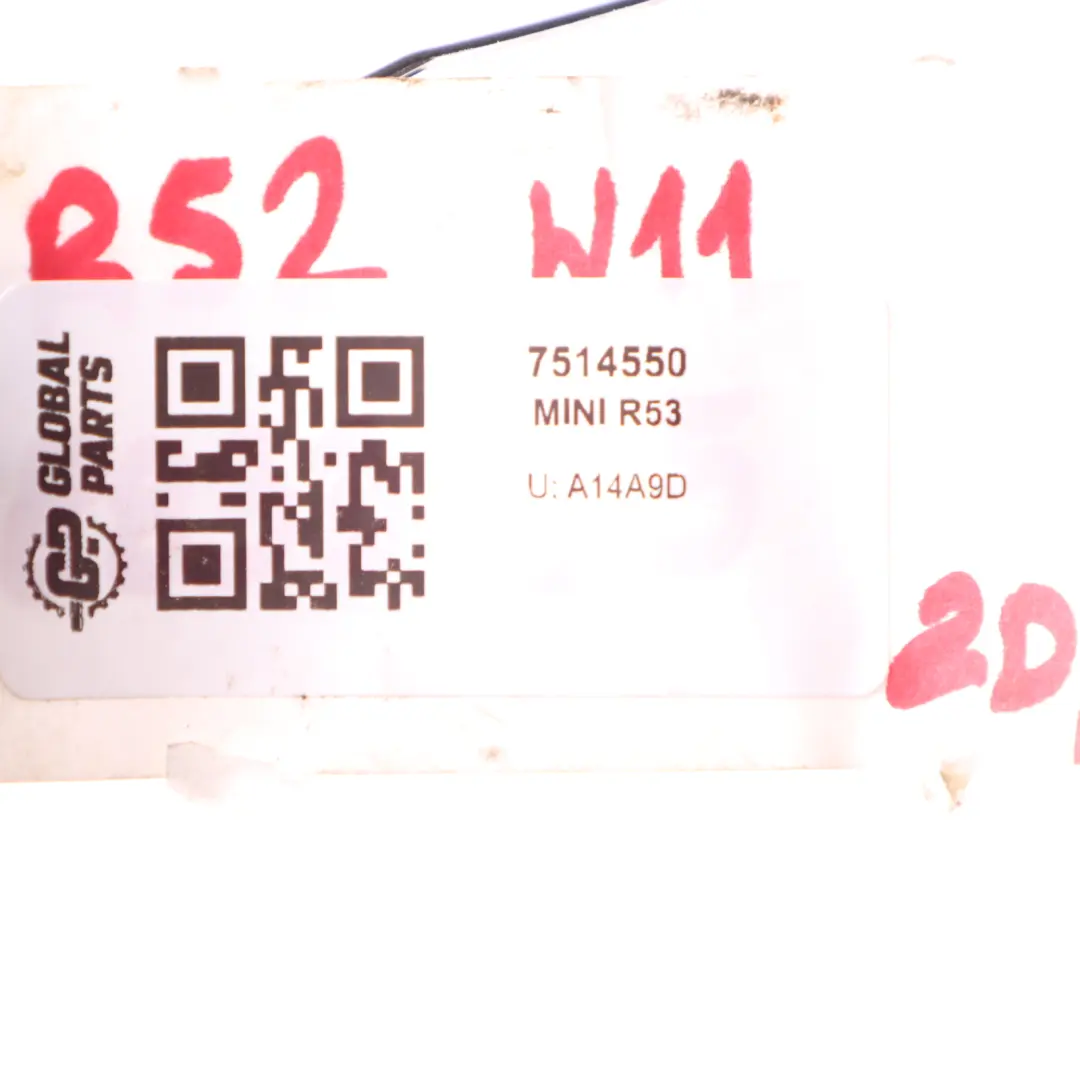 Mini R52 R53 Tubo Collegamento Refrigerante Della Dell'Acqua Compressore - SKU 7514550 - Numero di parte 7514550