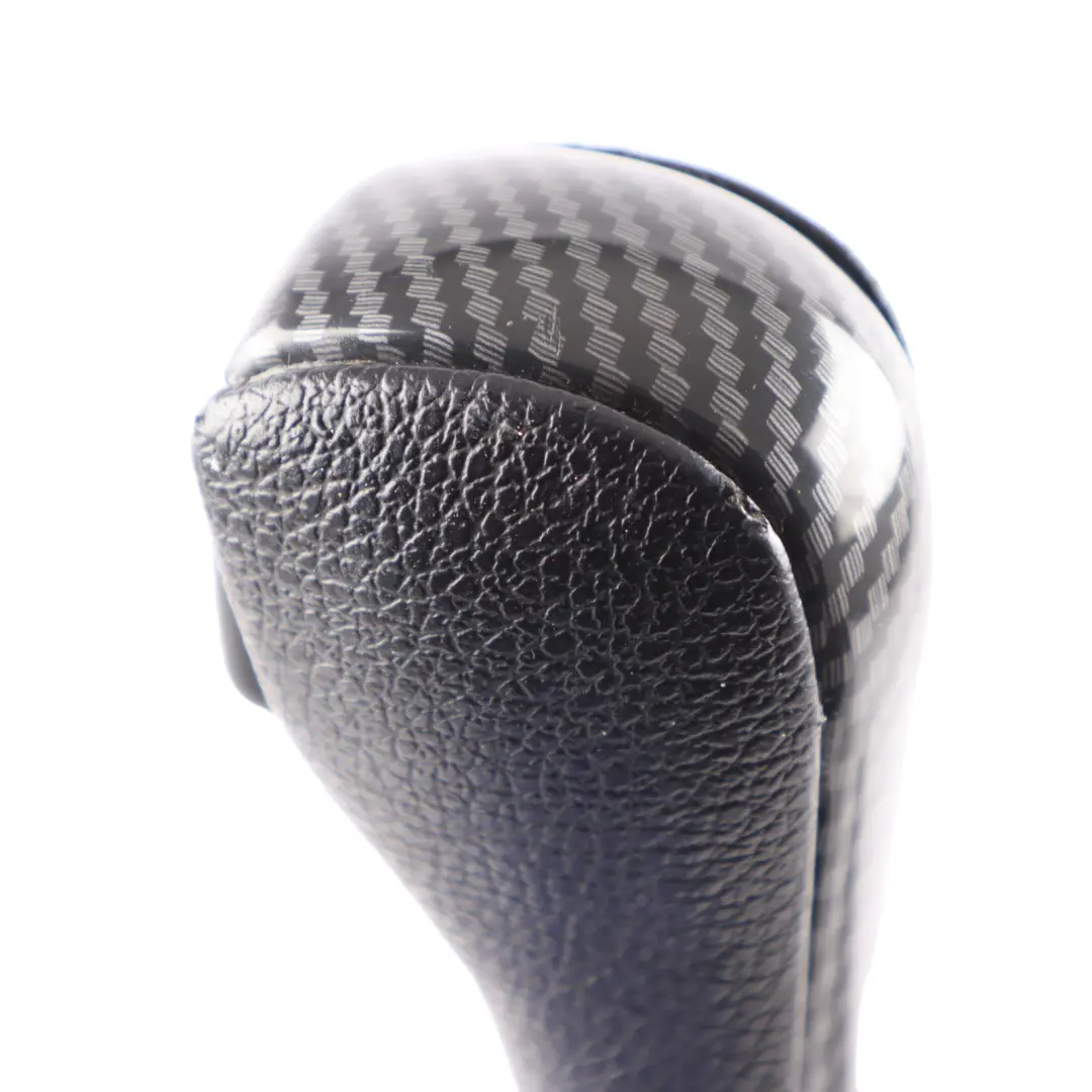 BMW 1 X3 Series E83 E87 Black Leather Selector Lever Gear Stick Knob - SKU 7537992-4 - Part number 7537992