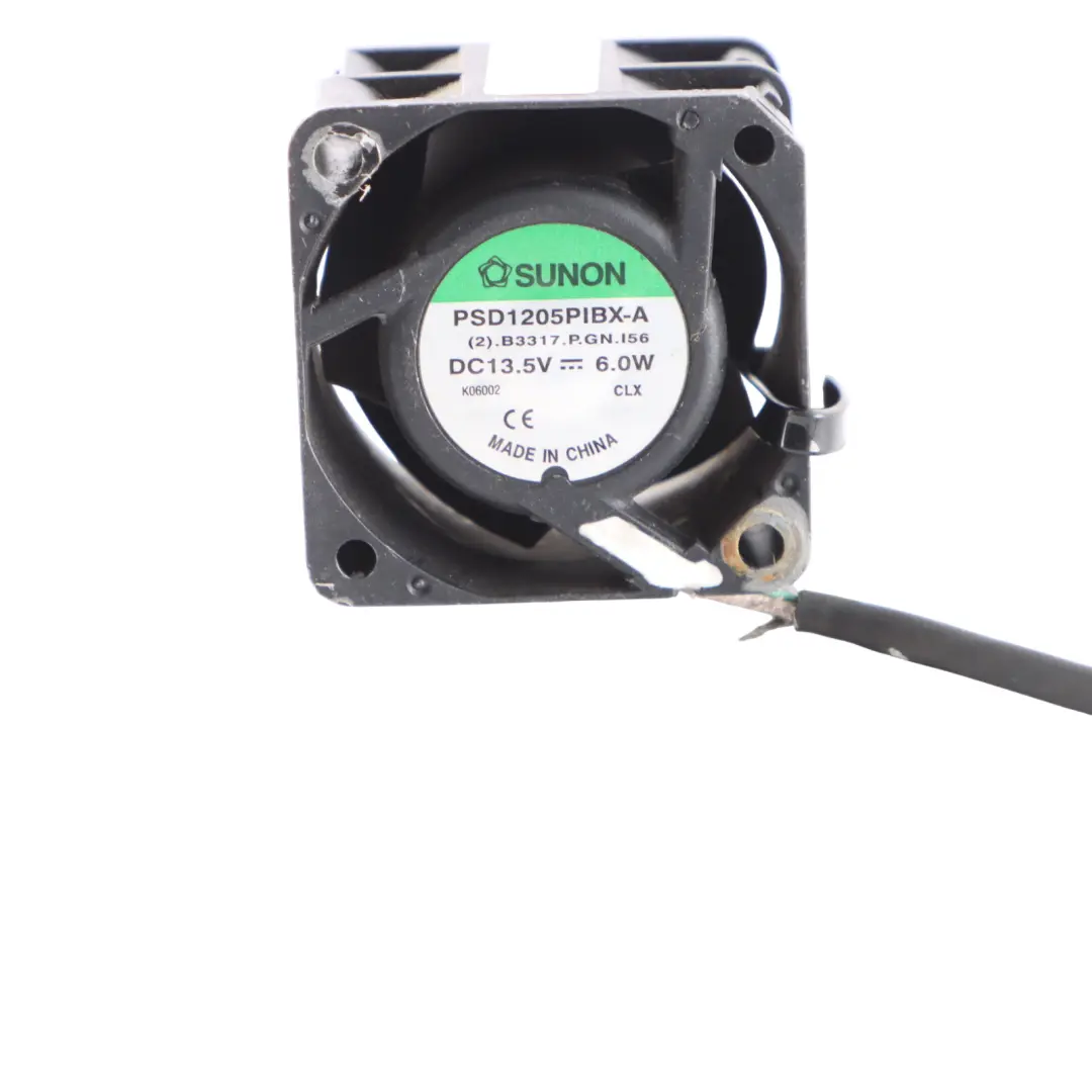 BMW X5 E70 X6 E71 Ventilador E-Box Sunon PSD1205PIBX-A 13.5V - SKU 7555185 - Número de pieza 7555185