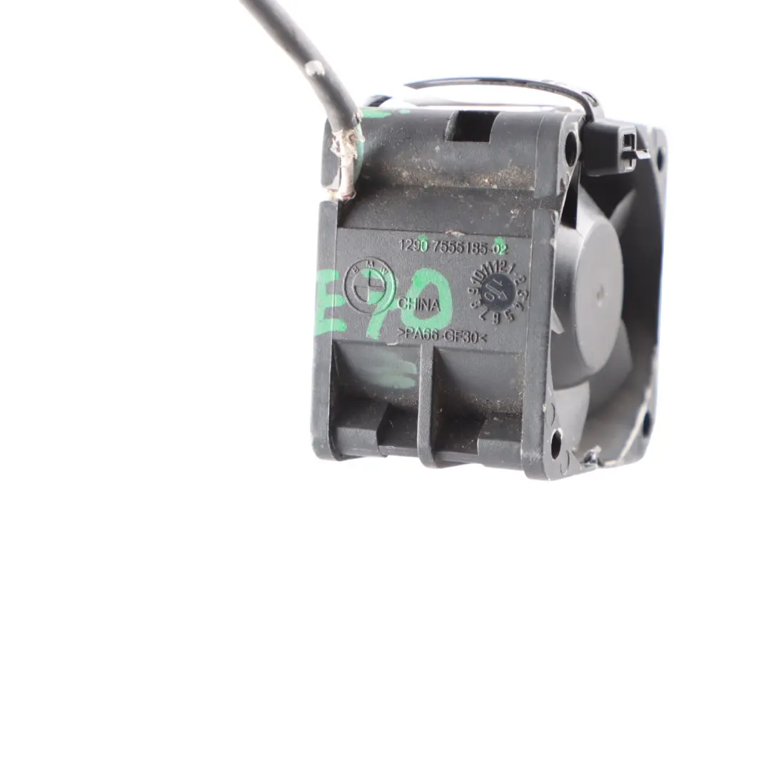 BMW X5 E70 X6 E71 Ventilador E-Box Sunon PSD1205PIBX-A 13.5V - SKU 7555185 - Número de pieza 7555185