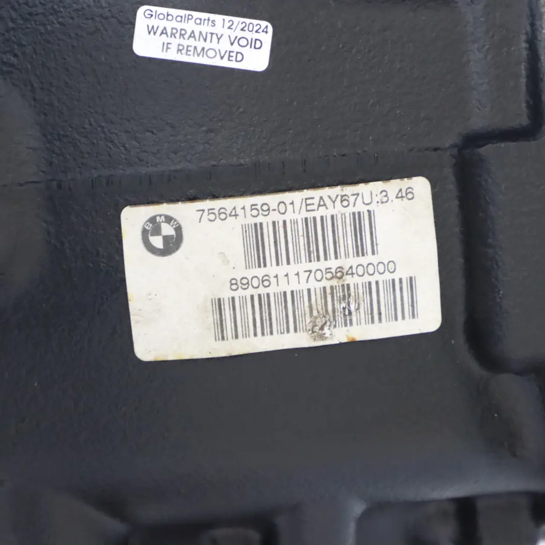 BMW Z4 E86 3.0si Diferencial Eje Trasero 3,46 Ratio 7564159 GARANTIA - SKU 7564160 - Número de pieza 7564160