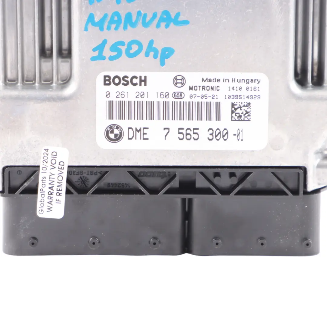 N46 120i 320i 150PS Motoreinheit ECU Kit DME CAS3 Schlüssel für BMW E87 E90 mit Teilenummer 7565300 BMW E87 E90 N46 120i 320i 150PS Motoreinheit ECU Kit DME CAS3 Schlüssel - SKU 7565300-6 - Teilenummer 7565300