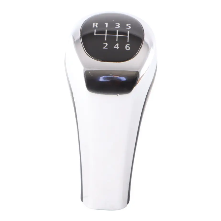 BMW X1 E84 E87 E90 E60 LCI Gear Shift Knob 6 Gear Perlglanz Chrome