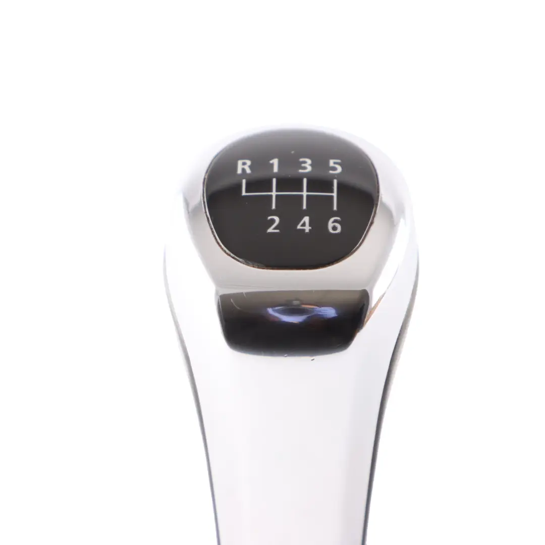 BMW 1 3 X1 Series E84 E87 E90 E60 LCI Gear Shift Knob 6 Gear Perlglanz Chrome - SKU 7566267-1 - Numéro de pièce 7529088