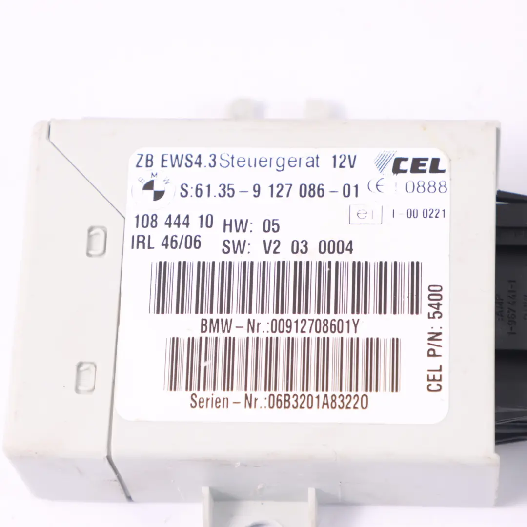 BMW Z4 E86 Coupe 3.0si N52 265HP Kit ECU DME EWS Chiave Manuale - SKU 7571510-3 - Numero di parte 7571510