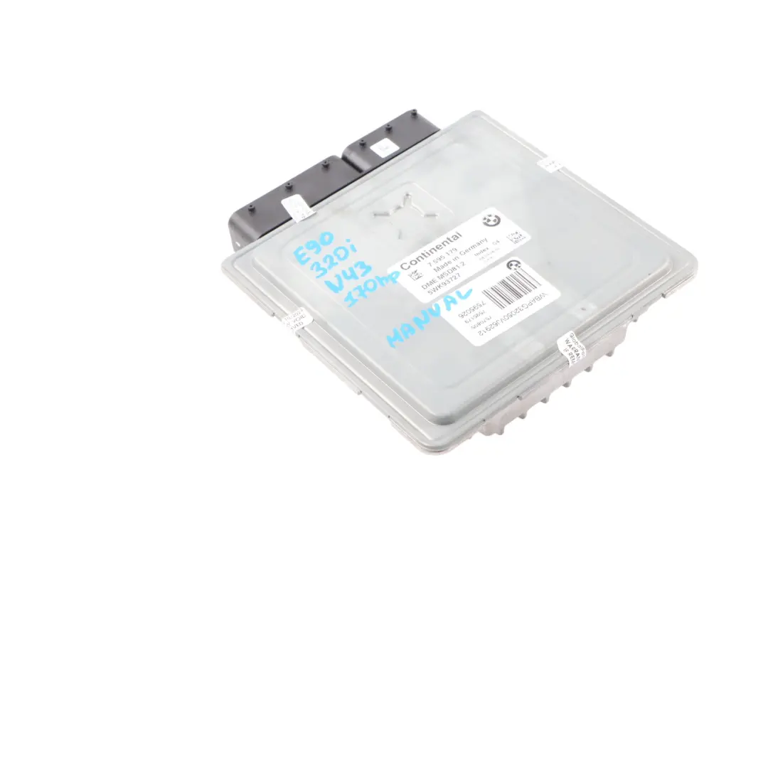 N43 170HP Engine ECU DME Manual to BMW E81 E87 LCI 120i E90 E91 320i with Part number 7595179 BMW E81 E87 LCI 120i E90 E91 320i N43 170HP Engine ECU DME Manual - SKU 7595179-18 - Part number 7595179