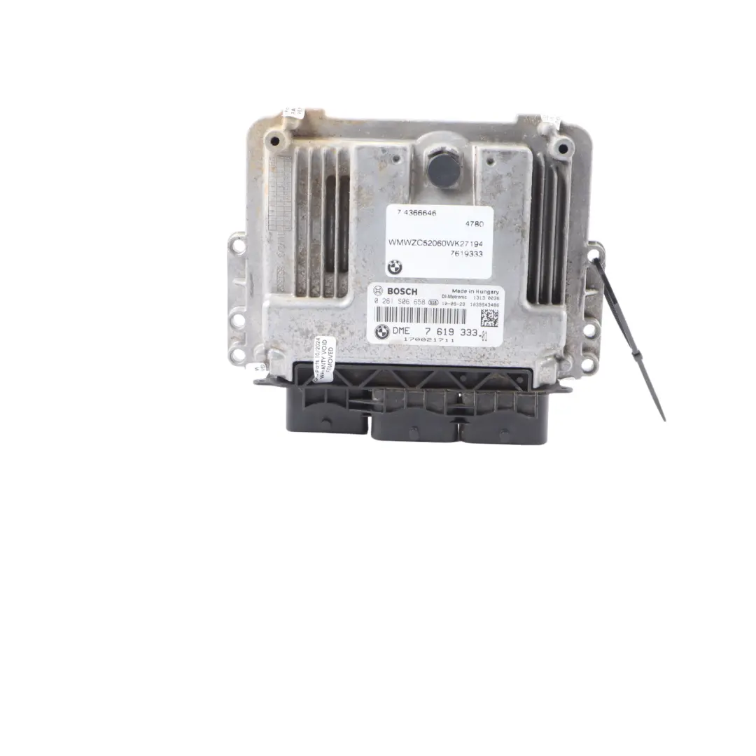 184HP ECU Engine Module Automatic to Mini Cooper S R55 R56 LCI R60 N18 1.6 with Part number 7619333 Mini Cooper S R55 R56 LCI R60 N18 1.6 184HP ECU Engine Module Automatic - SKU 7619333-5 - Part number 7619333