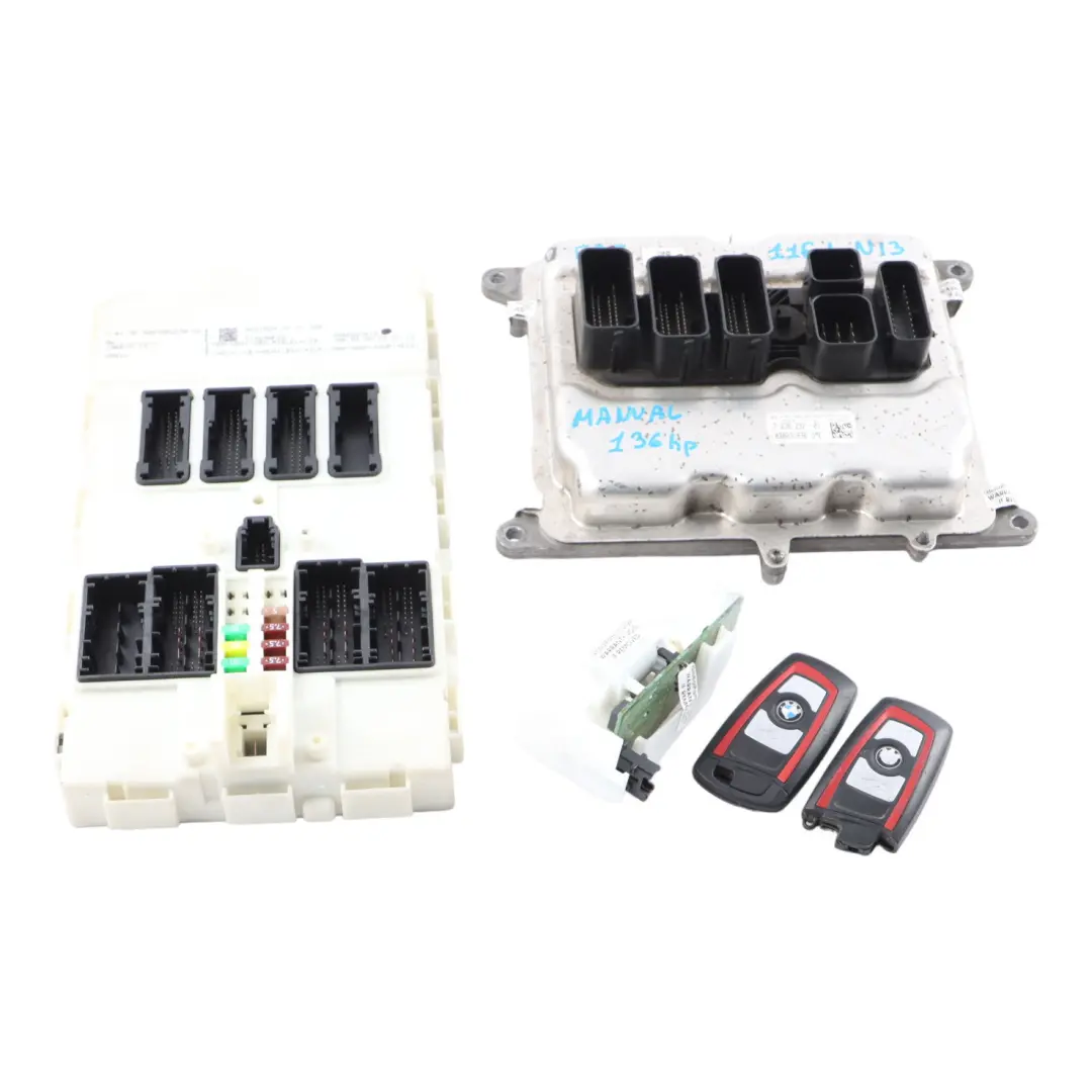 BMW F20 F30 116i 316i N13 136HP Engine ECU KIT DME + FEM + Key + Lock - SKU 7636292-1 - Part number 7636292