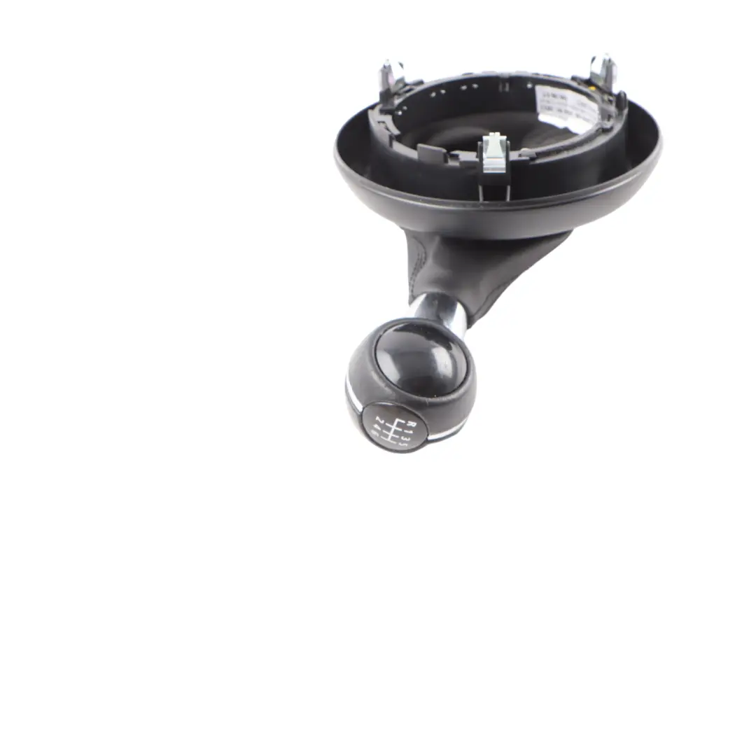 Manopola del cambio a 6 velocità in pelle per Mini F55 F56 F57 F60 con numero di parte 7641999 Mini F55 F56 F57 F60 Manopola del cambio a 6 velocità in pelle - SKU 7641999-1 - Numero di parte 7641999