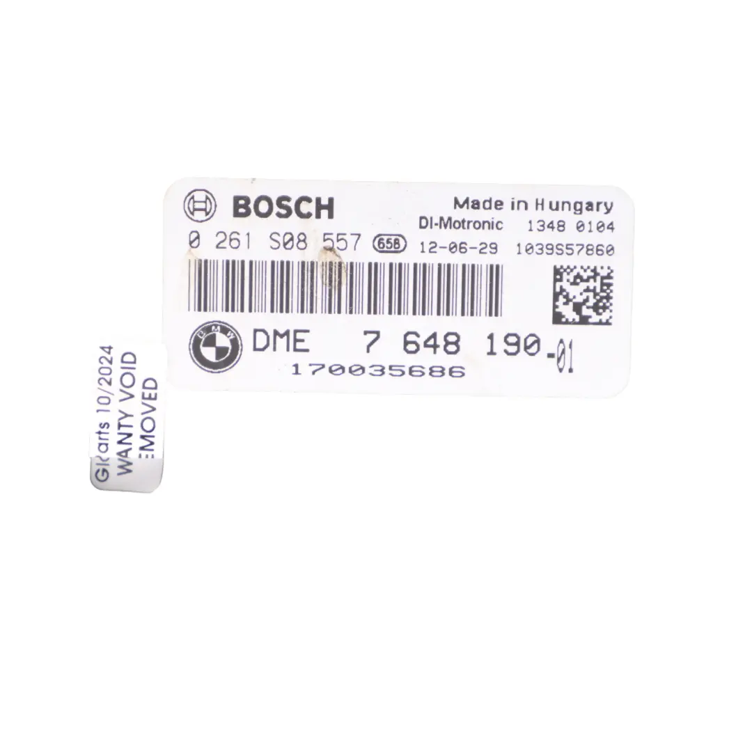 Mini R56 LCI N18 1.6 Komputer Sterownik Silnika - SKU 7648190-1 - Numer Części 7648190