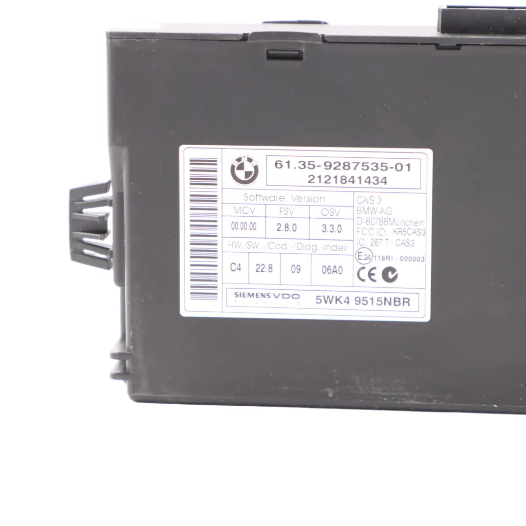 184CV Kit ECU DME + CAS3 + Chiave Manuale per Mini Cooper S R56 LCI N18 1.6 con numero di parte 7648190 Mini Cooper S R56 LCI N18 1.6 184CV Kit ECU DME + CAS3 + Chiave Manuale - SKU 7648190-1 - Numero di parte 7648190