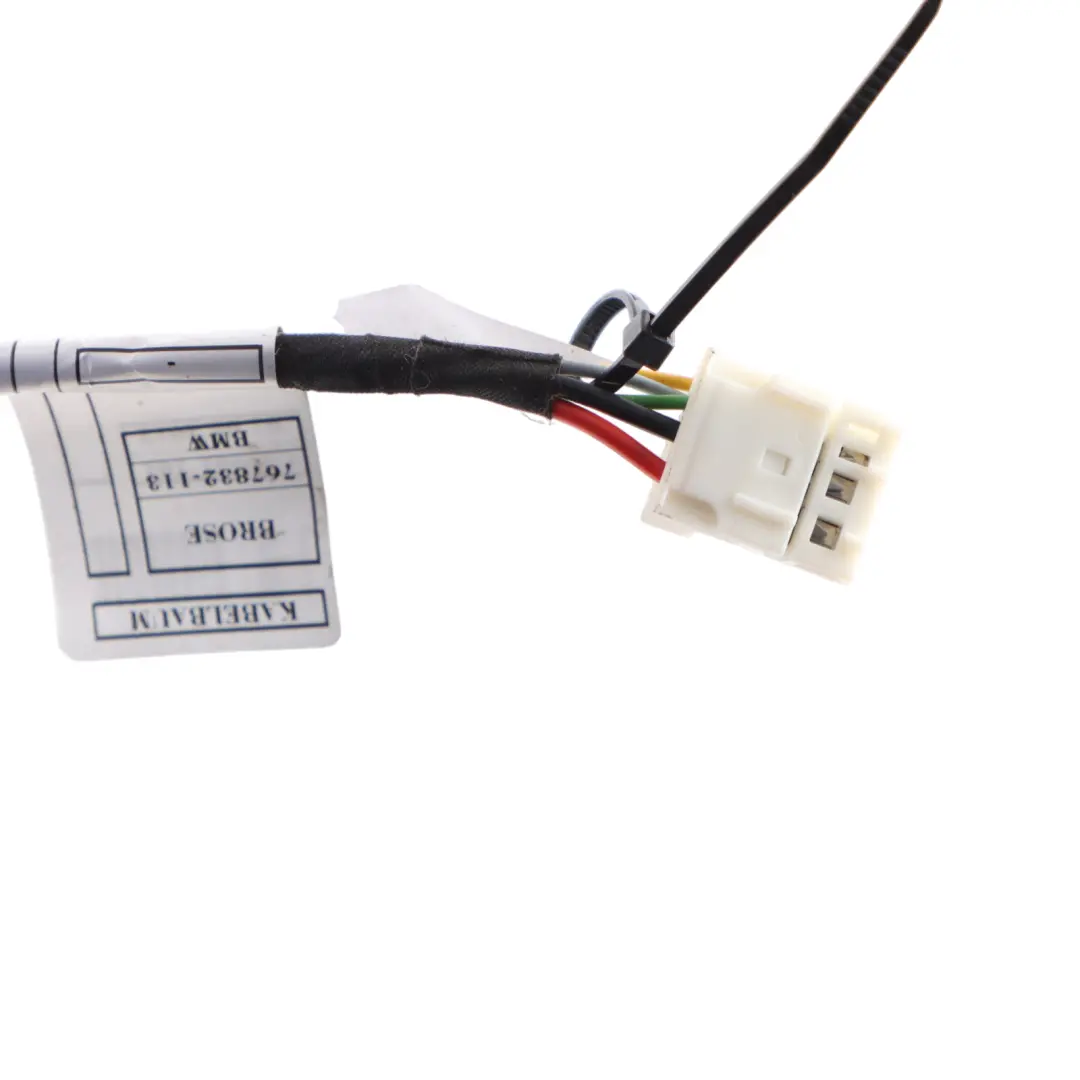 Arnés Cableado Loom 767832-113 para BMW X4 F26 con número de pieza 7678321 BMW X4 F26 Arnés Cableado Loom 767832-113 - SKU 7678321 - Número de pieza 7678321
