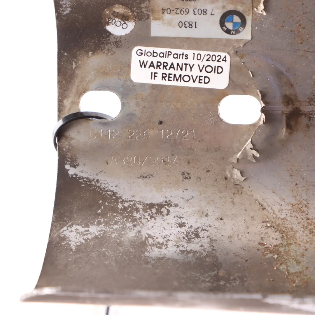 BMW E81 E82 E88 Auspuff Endrohr Spitze Trim Aluminium Schalldämpfer Ende - SKU 7803692 - Teilenummer 7803692