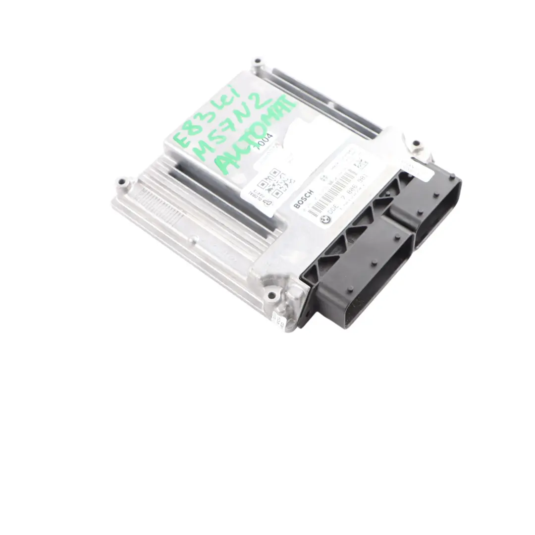 3.0sd M57N2 Engine Control Unit ECU DDE Automatic to BMW X3 E83 LCI with Part number 7806981 BMW X3 E83 LCI 3.0sd M57N2 Engine Control Unit ECU DDE Automatic - SKU 7806981 - Part number 7806981