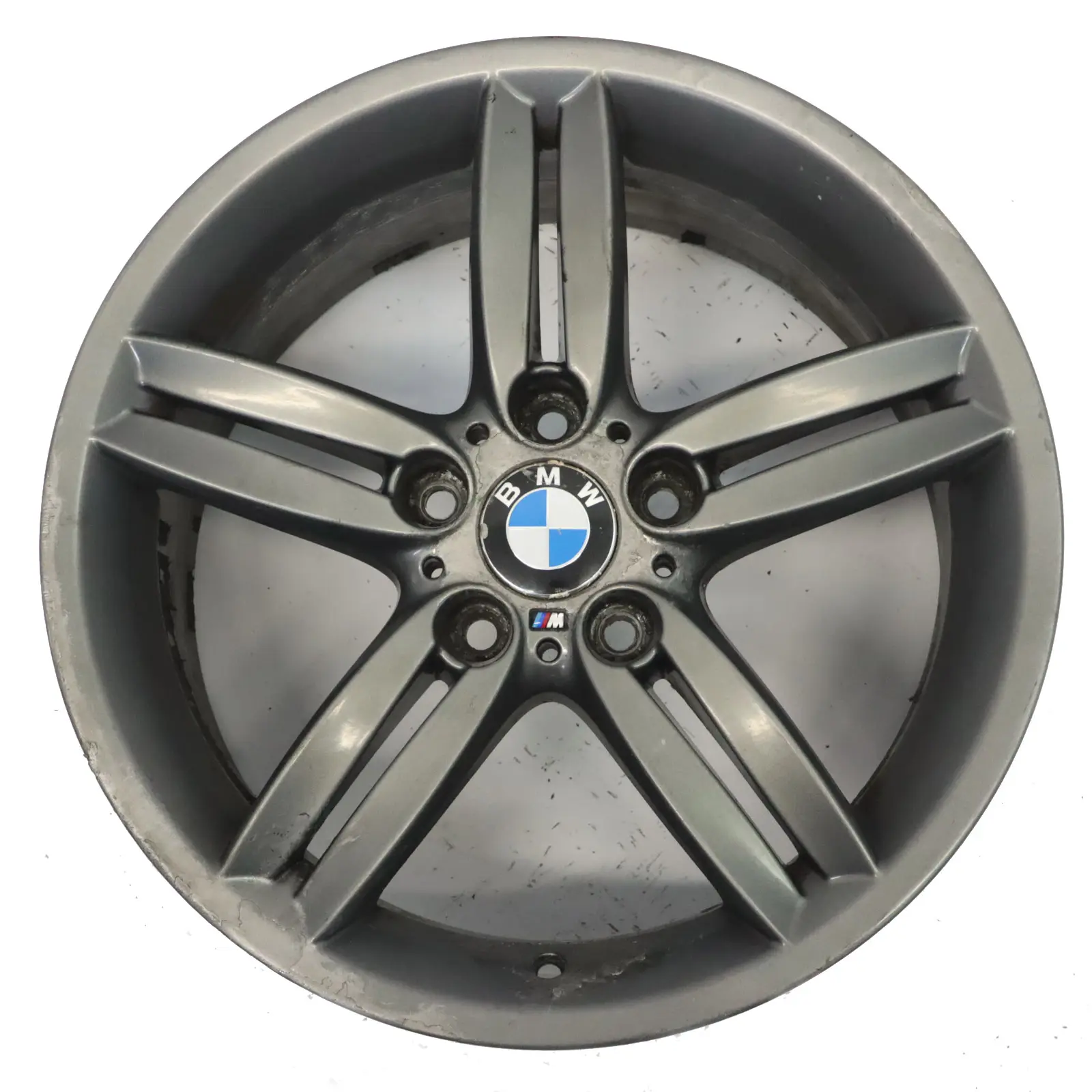 BMW E81 E87 Cerchio lega posteriore grigio 18" 8,5J M Doppie razze 208 7839305