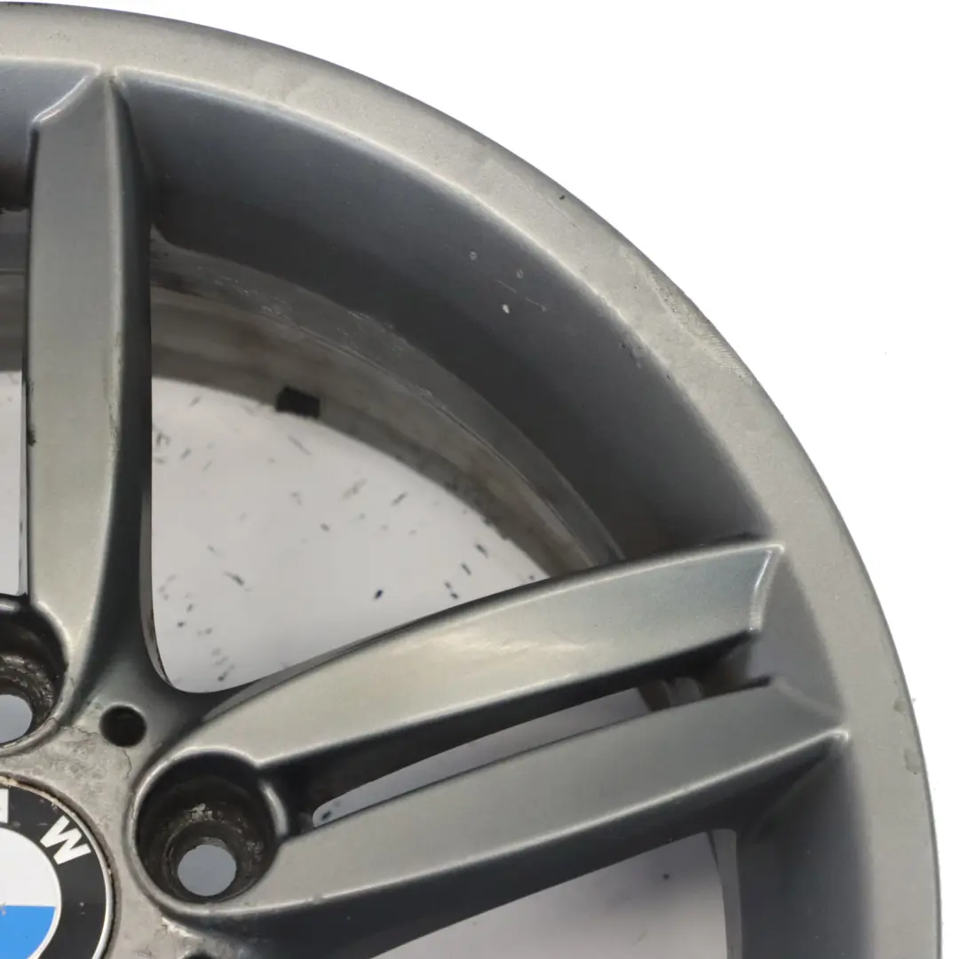 BMW E81 E87 Rear Grey Alloy Wheel Rim 18" 8,5J M Double Spoke 208 - SKU 7839305-10 - Part number 7839305