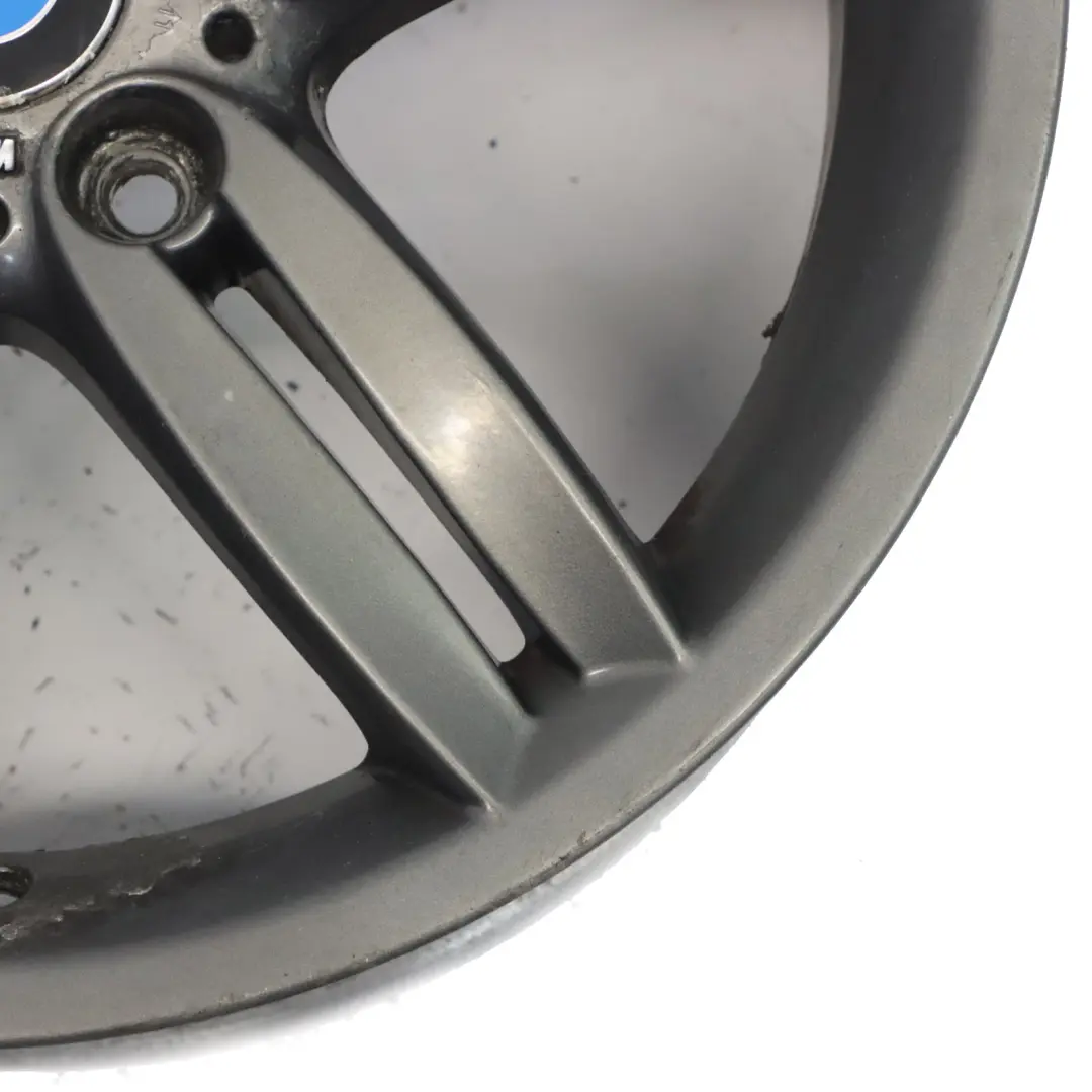 Grey Alloy Wheel Rim 18" 8,5J M Double Spoke 208 to BMW E81 E87 Rear with Part number 7839305 BMW E81 E87 Rear Grey Alloy Wheel Rim 18" 8,5J M Double Spoke 208 - SKU 7839305-10 - Part number 7839305