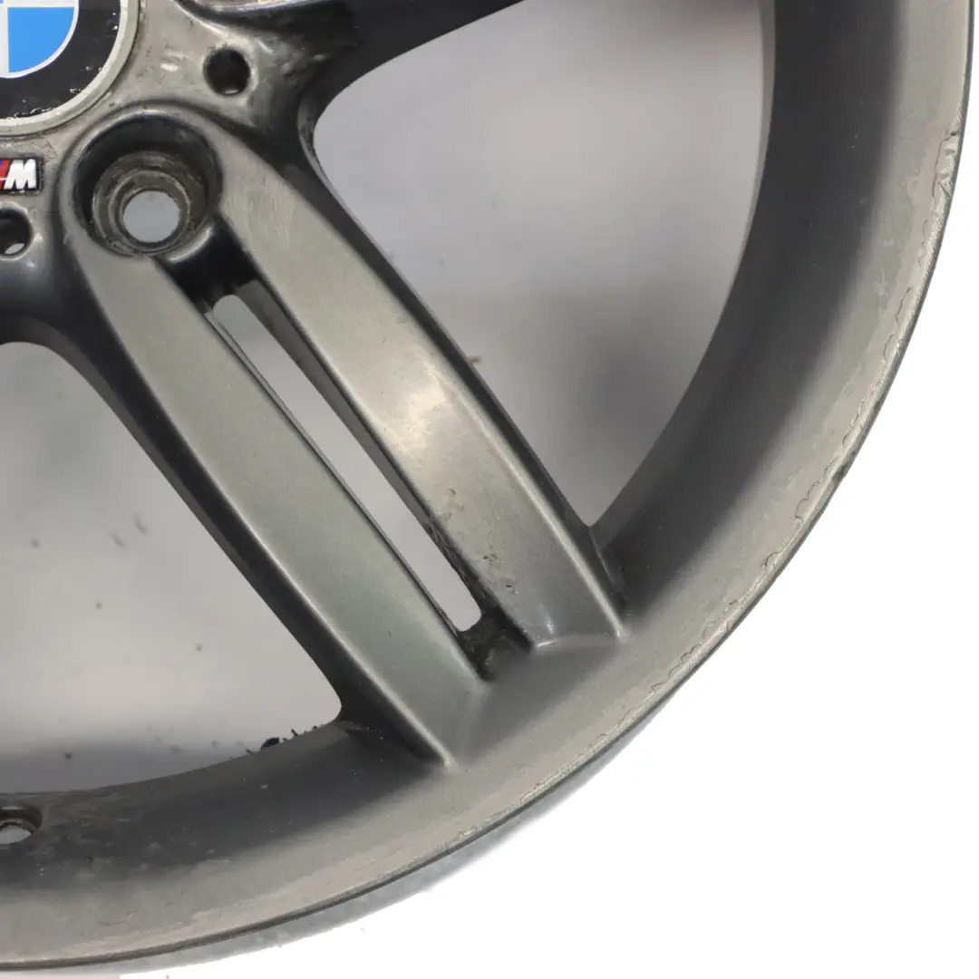 BMW E81 E87 Rear Grey Alloy Wheel Rim 18" 8,5J M Double Spoke 208 - SKU 7839305-9 - Part number 7839305