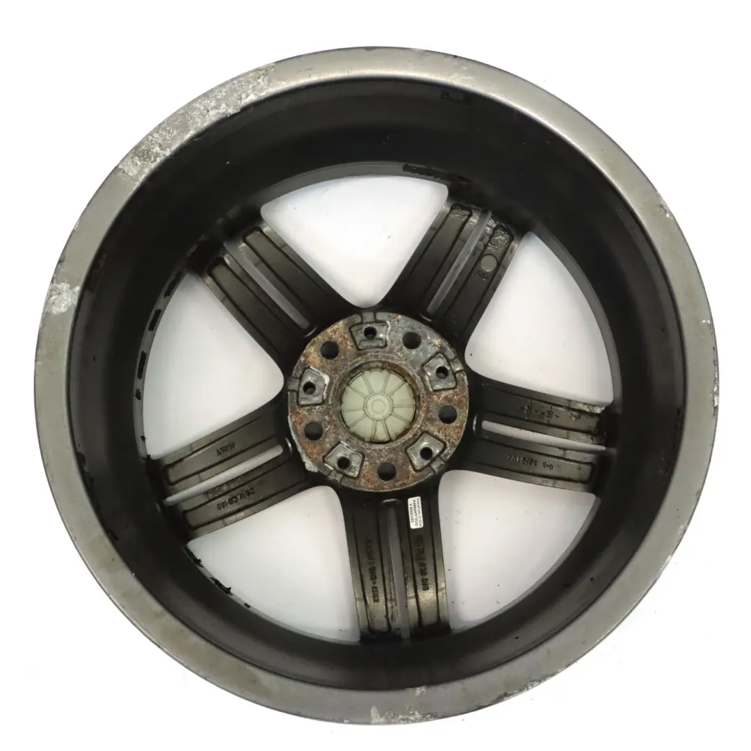 Grey Alloy Wheel Rim 18" 8,5J M Double Spoke 208 to BMW E81 E87 Rear with Part number 7839305 BMW E81 E87 Rear Grey Alloy Wheel Rim 18" 8,5J M Double Spoke 208 - SKU 7839305-9 - Part number 7839305