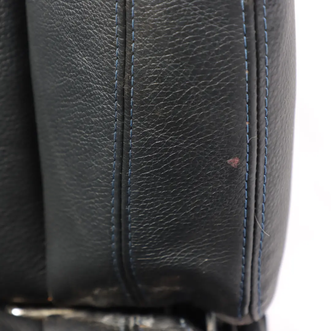  Vordersitz BMW E90 E91 LCI Links M Sport Schwarz Leder Dakota Blau Lendenwirbel - SKU 7843515-3 - Teilenummer 7843515