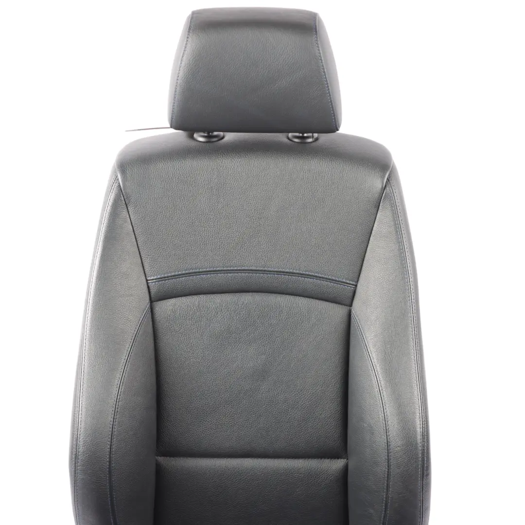  Vordersitz BMW E90 E91 LCI Links M Sport Schwarz Leder Dakota Blau Lendenwirbel - SKU 7843515-3 - Teilenummer 7843515