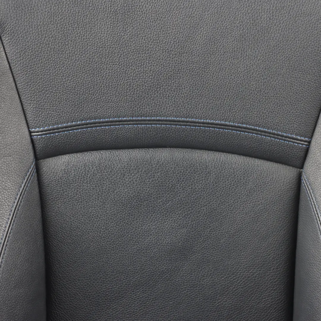  Front Seat BMW E90 E91 LCI Left N/S M Sport Black Leather Dakota Blue Lumbar - SKU 7843515-3 - Part number 7843515