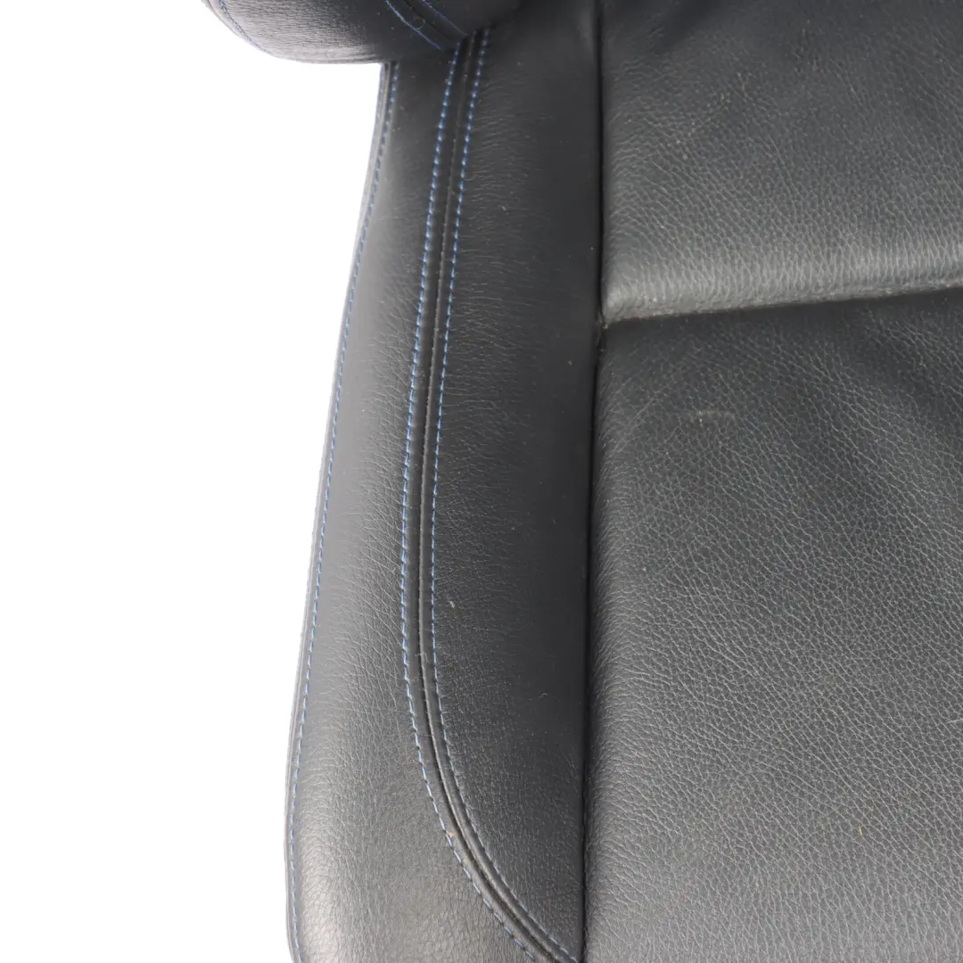  Vordersitz BMW E90 E91 LCI Links M Sport Schwarz Leder Dakota Blau Lendenwirbel - SKU 7843515-3 - Teilenummer 7843515