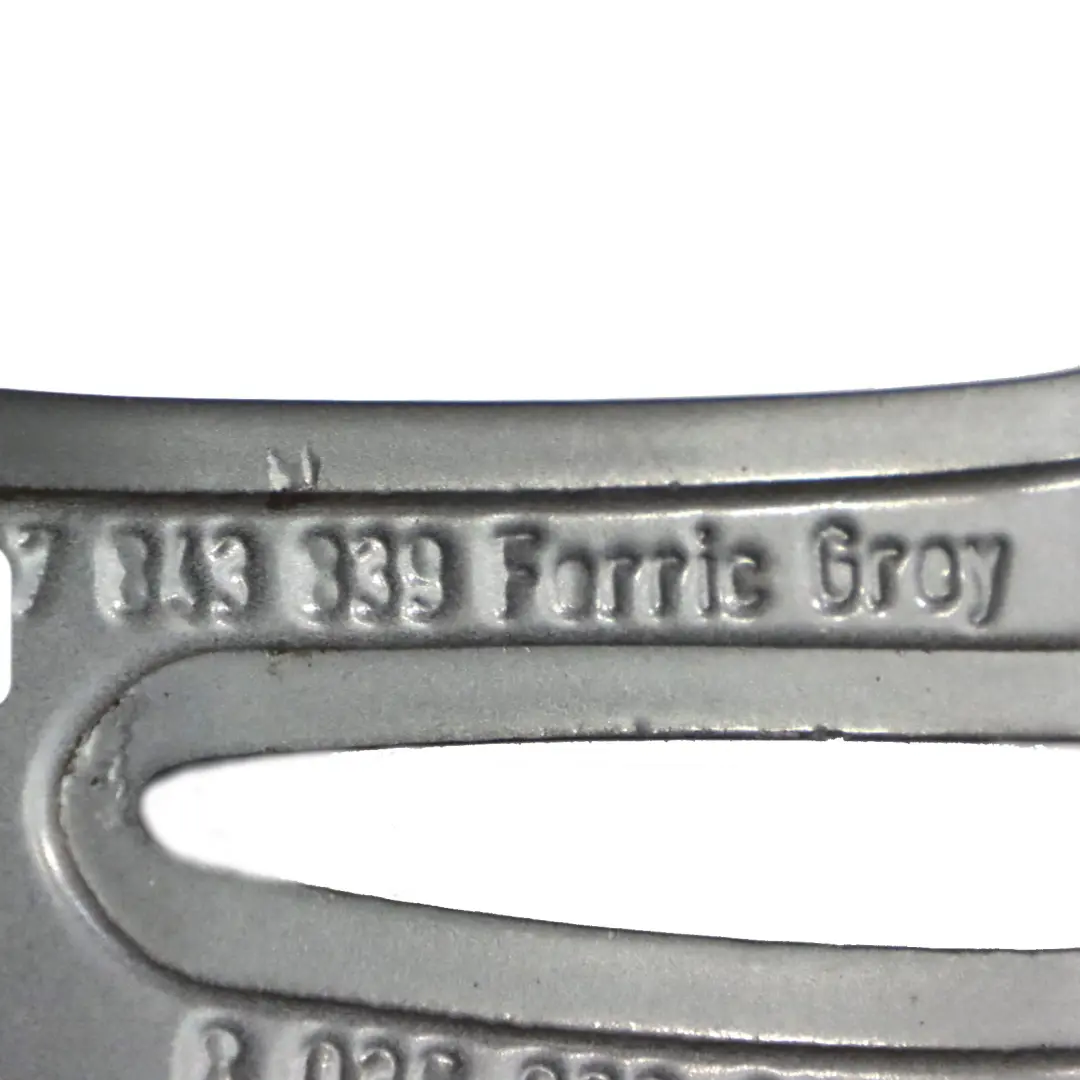 Ferric Grey Front Alloy Wheel Rim 18" ET:34 8J M Spider Spoke 193 to BMW E90 E91 with Part number 7843839 BMW E90 E91 Ferric Grey Front Alloy Wheel Rim 18" ET:34 8J M Spider Spoke 193 - SKU 7843839-4 - Part number 7843839