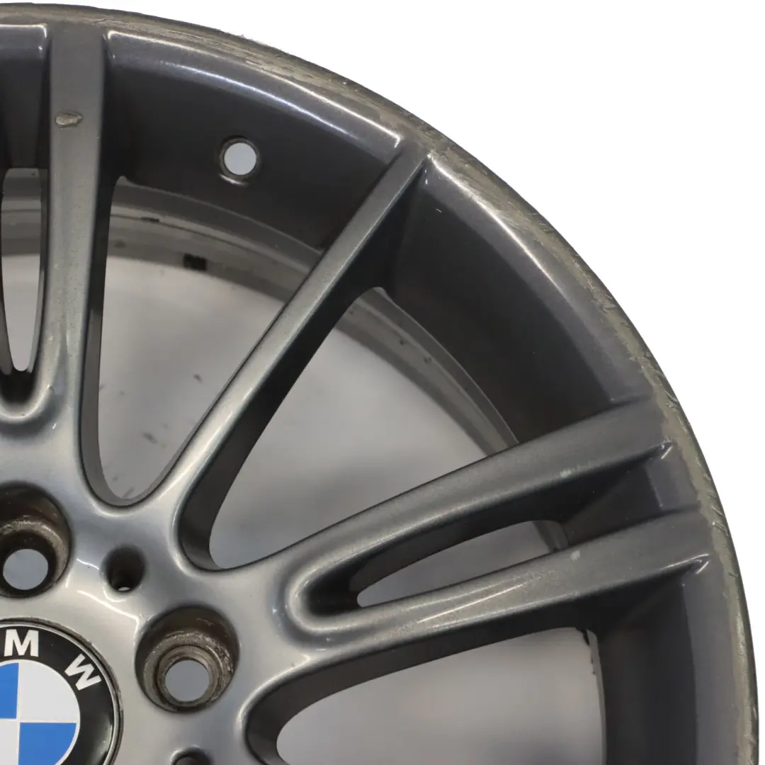 Ferric Grey Front Alloy Wheel Rim 18" ET:34 8J M Spider Spoke 193 to BMW E90 E91 with Part number 7843839 BMW E90 E91 Ferric Grey Front Alloy Wheel Rim 18" ET:34 8J M Spider Spoke 193 - SKU 7843839-4 - Part number 7843839