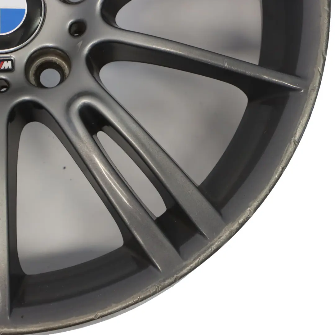 Ferric Grey Front Alloy Wheel Rim 18" ET:34 8J M Spider Spoke 193 to BMW E90 E91 with Part number 7843839 BMW E90 E91 Ferric Grey Front Alloy Wheel Rim 18" ET:34 8J M Spider Spoke 193 - SKU 7843839-4 - Part number 7843839