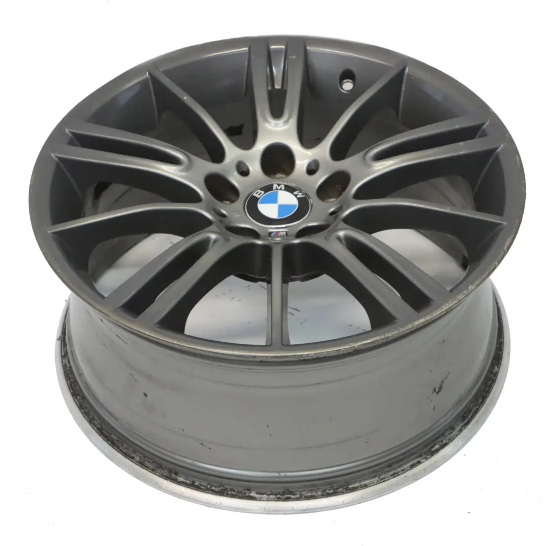 Ferric Grey Front Alloy Wheel Rim 18" ET:34 8J M Spider Spoke 193 to BMW E90 E91 with Part number 7843839 BMW E90 E91 Ferric Grey Front Alloy Wheel Rim 18" ET:34 8J M Spider Spoke 193 - SKU 7843839-4 - Part number 7843839