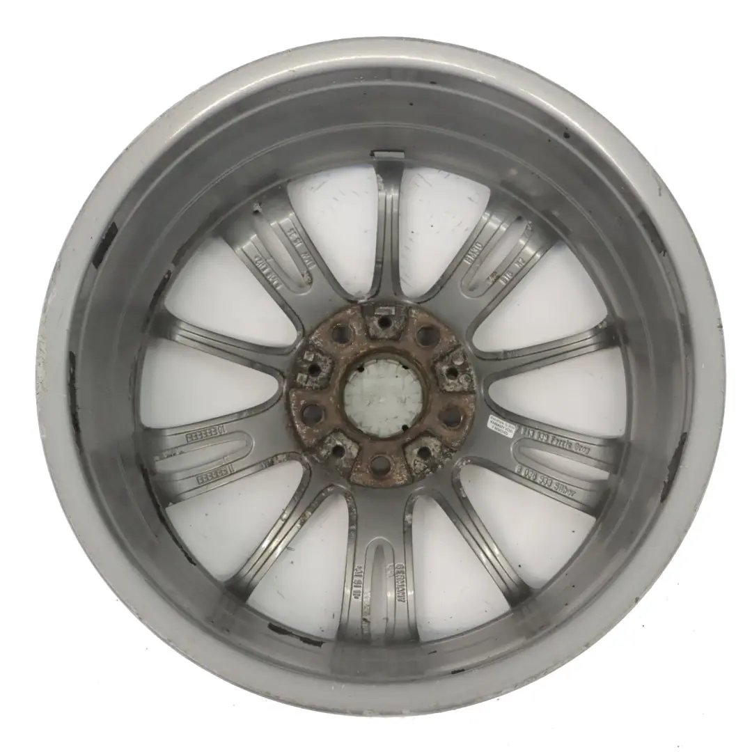 Ferric Grey Front Alloy Wheel Rim 18" ET:34 8J M Spider Spoke 193 to BMW E90 E91 with Part number 7843839 BMW E90 E91 Ferric Grey Front Alloy Wheel Rim 18" ET:34 8J M Spider Spoke 193 - SKU 7843839-4 - Part number 7843839