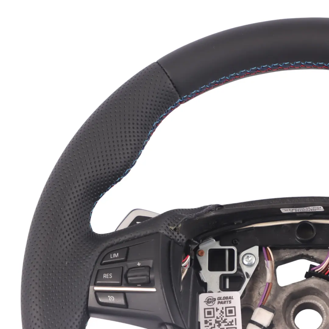 BMW F01 LCI F10 F11 NEU Schwarzes Leder M Sport Dickes Lenkrad Schaltwippen - SKU 7844103-1 - Teilenummer 7844103