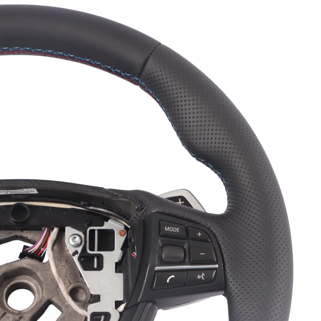 BMW F01 LCI F10 F11 NEU Schwarzes Leder M Sport Dickes Lenkrad Schaltwippen - SKU 7844103-1 - Teilenummer 7844103