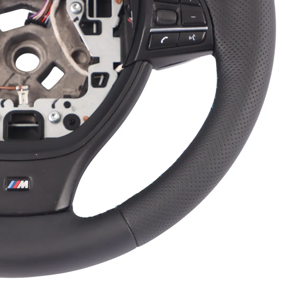NUEVO Cuero Negro M Sport Grueso Volante Palanca de Cambio para BMW F01 LCI F10 F11 con número de pieza 7844103 BMW F01 LCI F10 F11 NUEVO Cuero Negro M Sport Grueso Volante Palanca de Cambio - SKU 7844103-1 - Número de pieza 7844103