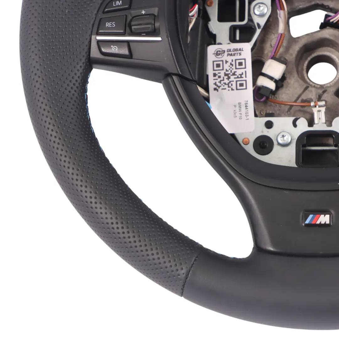 BMW F01 LCI F10 F11 NEU Schwarzes Leder M Sport Dickes Lenkrad Schaltwippen - SKU 7844103-1 - Teilenummer 7844103
