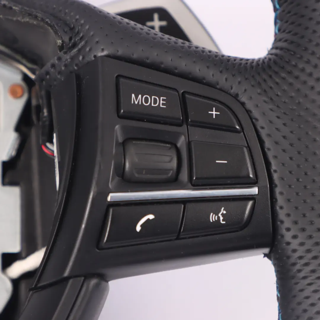 BMW F01 LCI F10 F11 NUEVO Cuero Negro M Sport Grueso Volante Palanca de Cambio - SKU 7844103-1 - Número de pieza 7844103