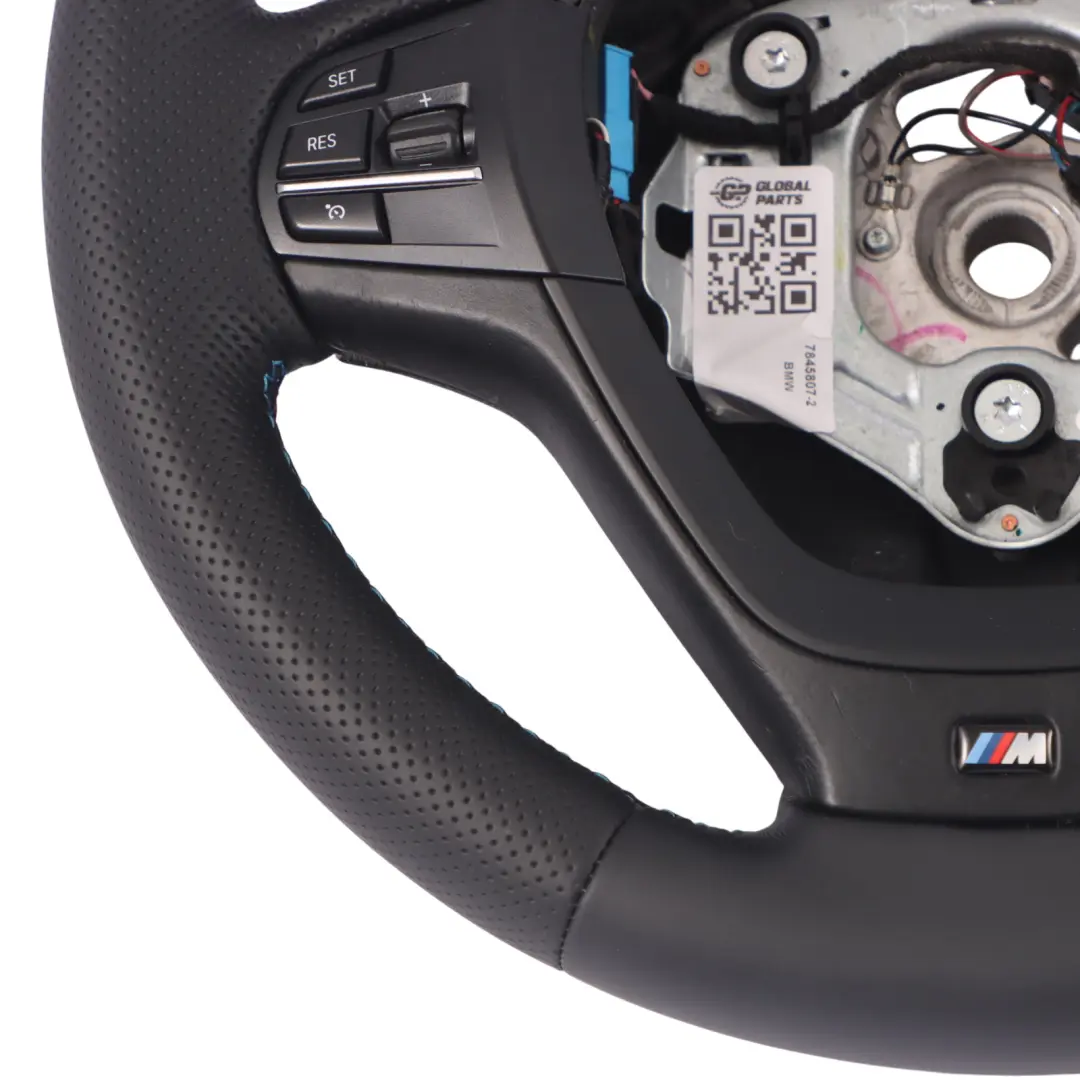 Volante BMW X3 F25 X4 F26 NUOVO in Pelle Nera M Sport Cambio a Palette - SKU 7845807-2 - Numero di parte 7845807