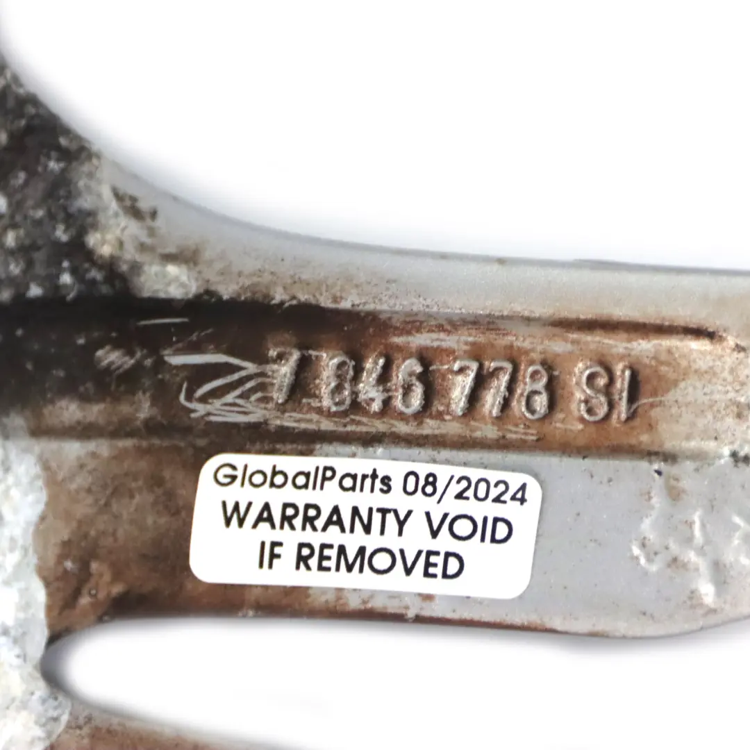 BMW F30 F31 F32 Silberne Leicht Metall Felge 18" 8J ET:34 - SKU 7846778-1 - Teilenummer 7846778
