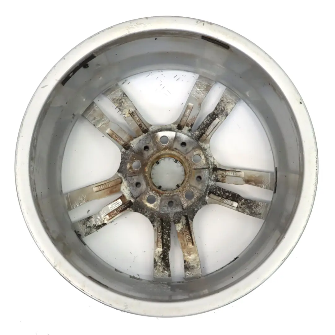 llanta de aleación plata 18 "8J ET:34 M doble radio 441 para BMW F30 F31 F32 con número de pieza 7846778 BMW F30 F31 F32 llanta de aleación plata 18 "8J ET:34 M doble radio 441 - SKU 7846778-1 - Número de pieza 7846778