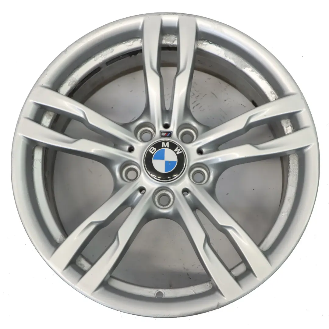 BMW F30 F31 F32 Silver Wheel Alloy Rim 18" 8J ET:34 M Double Spoke 441 - SKU 7846778-2 - Part number 7846778